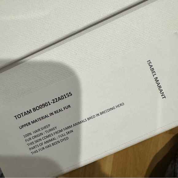 BNIB Isabel marant totam shearling bootie wedge boot - Picture 7 of 9